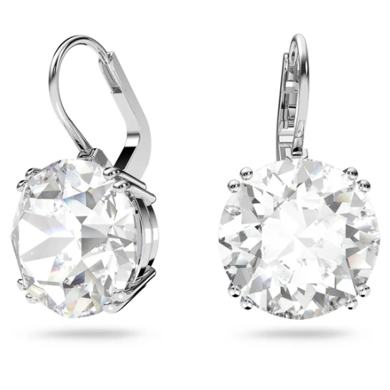 Picture of Pendientes Millenia Talla redonda, Blancos, Baño de rodio