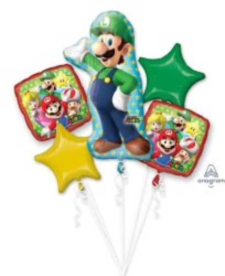 Picture of Globo Metálico Luigi Bouquet Empacado 5u