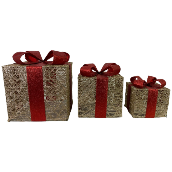 Imagen de Jg cajas d/regalo 3pz 25x25x30