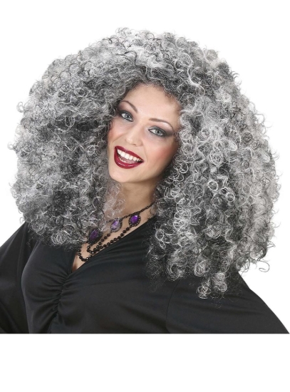 Picture of Peluca de bruja canosa extra volumen para mujer