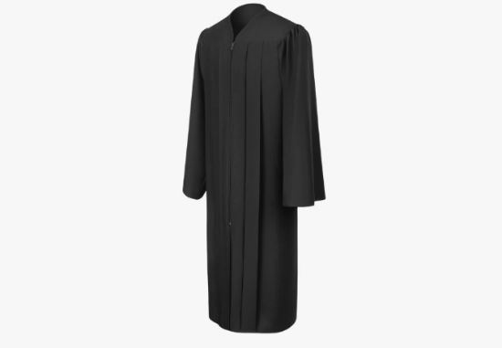Picture of Toga negro mate de primaria